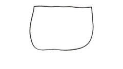 86012678-WEATHERSTRIP 4300.4mm L FOR NEW HOLLAND & CASE IH ORIGINAL PARTS