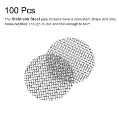 Pipe Screen Stainless Steel Screens, 3/8 Inch (9.5mm) Diameter, Pack of 100