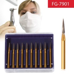 Dental Tungsten Carbide Burs Trimming & Finishing & Polishing Flame FG 7901