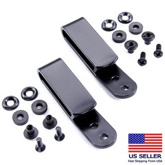 IWB Holster Belt Clip – TacWare/USA Made – 2 Hole – (w/Mounting Hardware)