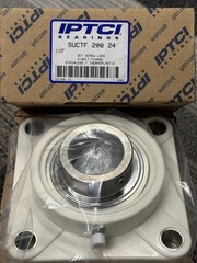 IPTCI BEARINGS SUCTF 208 24 1-1/2″ 4-bolt flange stainless / thermoplastic