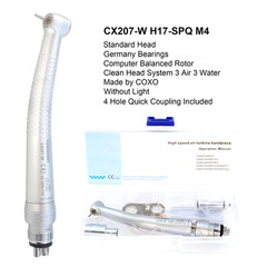 US COXO Dental High Speed Handpiece 4 Hole Air Turbine Super Mini Head CX207-W