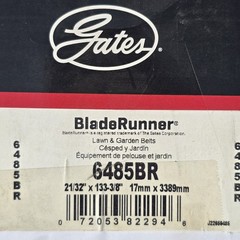 Gates 6485BR BladeRunner Power Equipment Accessory Drive Belt, 21/32″ X 133-3/8″