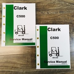 Clark C500-Y45 C500-Hy45 Forklift Service Repair Shop Manual C500Y45 C500Hy45