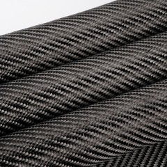 50 * 150CM Real Carbon Fiber Fabric Cloth Roll 3k 200gsm 2×2 Twill Weave Black