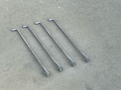 Sandbaggy 1/2″ x 18″ Threaded Concrete Anchor L-Bolts – Hot Dipped Galvanized