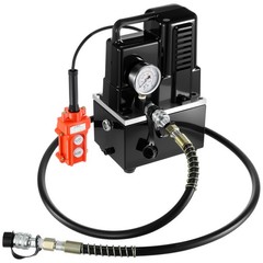 Electric 2 Stage Single Acting Hydraulic Pump 10000 PSI 110V/120V Solenoid Valve