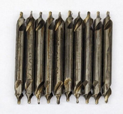 10 Pack #12 Kromhard Combined Drill & Countersink HSS 60° Bell USA Center Drill