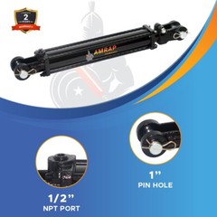 3×14 Hydraulic Cylinder 3″ Bore 14″ Stroke Double Acting Tie-Rod Cylinder