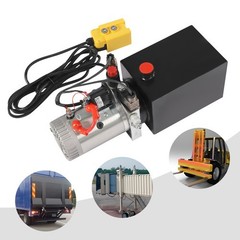 12V 8 Quart Double Acting Hydraulic Electric Pump with Remote Control