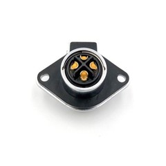 4 Pin Power Industrial Connector Male Plug Female Socket Outdoor Waterproof IP67