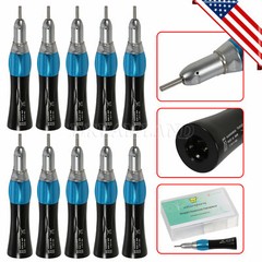 1-10 NSK Type Dental Nosecone 1:1 E-type Slow Low Speed Straight Handpiece EX203