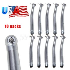 10 Pcs BURR NSK PANA MAX Style Dental High Speed Turbine Handpiece 4Hole U3BM