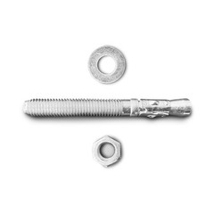 25-Pack 1/2″ x 4-1/2″-inch Zinc Wedge Expansion Concrete Anchor Bolts