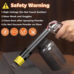 Powder Coating Gun System for Metal, Hotcoat Powder Coating Kit, Dual Voltage 15