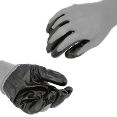 Nitrile Coated Dipped Safety Hand Gloves, Cut Resistant, Grey, Size: S – 2XL