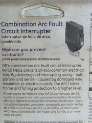Lot of 3 GE 15-Amp 1 Pole Combination Arc Fault Circuit Breaker THQL1115AFP2