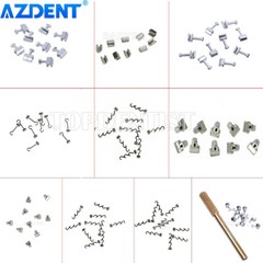 Ortodoncia dental Ganchos engarzables Corto/Largo/Parar/Izquierdo/Derecho/Cruzad