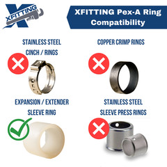 10 Pieces XFITTING 1/2″ Pex A Elbow, Expansion Elbow, Lead Free Brass