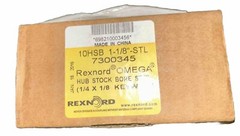 Rexnord OMEGA 7300345 10hsb Hub 1-1/8in – STL. HUB STOCK BORE STEEL. T1