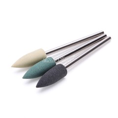 12pcs/Set Dental SILICONE Polishers Resin Base Acrylic Polishing Burs 2.35mm