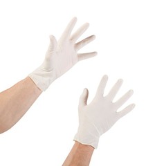 McKesson Confiderm Latex Exam Glove Standard Cuff Length MEDIUM 1000 per Case