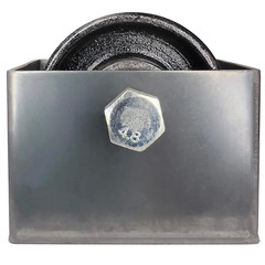 3 Inch V-Groove Gate Wheels Cast Iron Steel With Weldable Box – 1 Pc Set