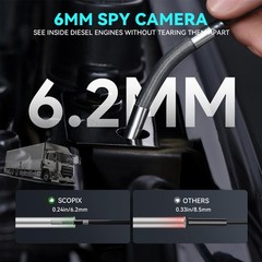 10ft 5ft Endoscope Camera 2Way 360° Industrial Inspection Articulating Borescope