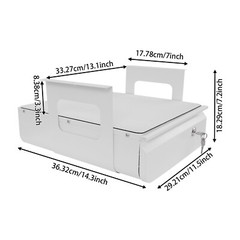 Under Desk Pull-Out Drawer, Lockable Sliding Storage Drawer, Under Desk Drawer