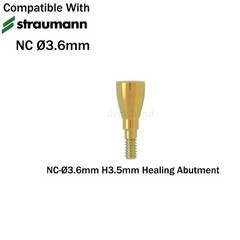Dental NC Healing Caps Abutment Ø3.6/4.8mm Cover Screw Fits ITI Straumann BL/BLT