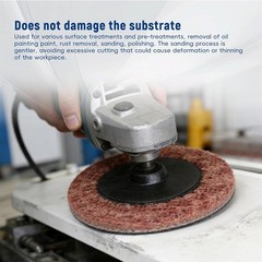 50PCS 2″ Quick Change Surface Conditioning Sanding Discs R Type Medium Grit US