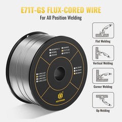 Carbon Stainless Steel Flux Core Welding Wire For Gasless MIG Welder 0.03” 2lbs