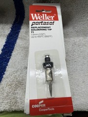 (1) Box of (3) Weller Portasol Brand New T1 Soldering Tips