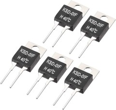 KSD-01F Thermal Switch Thermostat 40C Normally Open Temperature Controller 5pcs