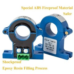 Current Transmitter Open Loop Split Core DC50A 100A 500A 1000A Hall Transducer
