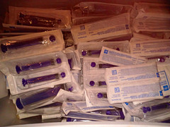 Univer Secure 3 mL Luer Lock Tip Medical Syringes Box50 Exp 2026-07 Withlid