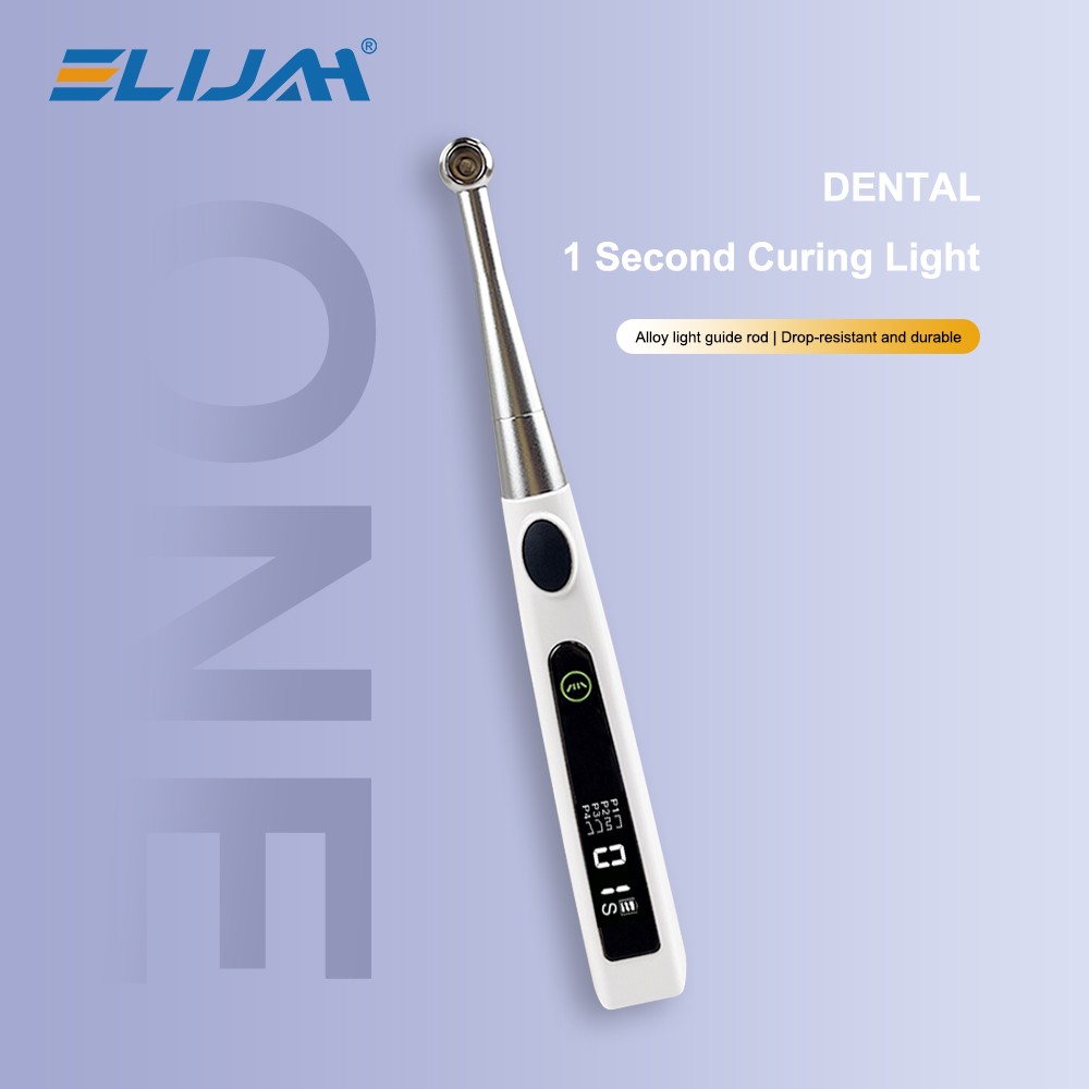 Dental Cordless 1S LED Light Cure Lamp Metal Head LED Curing Light 360° 4 Modes