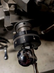 Craftsman Atlas 12″ lathe Cross Feed Large dial 0-100 (Fits over ~1.0 dial)