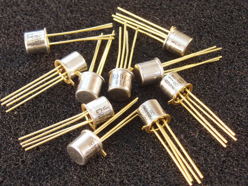 Qty 10: Mil-Spec JANTX2N918 RF Transistor 2N918 Gold Leads HF/IF/VHF/UHF Xlnt!