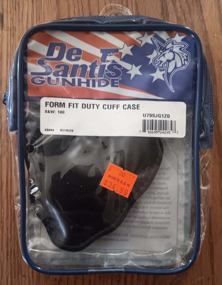 DeSantis Gunhide Form Fit Duty Cuff Case Handcuff Case U79SJG1Z0 for S&W 100