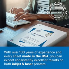 A4 Paper, 20 lb Copy Paper 210mm x 297mm – 1 Ream 500 Sheets – 92 Bright, Mad…
