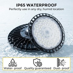 12Pcs 500W UFO Led High Bay Light Shop Industrial Commercial Warehouse Gym Light
