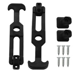 2 Pack Flexible Rubber T-Handle Hasp Draw Latch for Tool Box Cooler Golf Cart