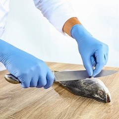TouchNTuff 92-675 Nitrile Gloves – Disposable, Non-Latex, Durable, Gloves Size