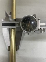 360 Brass Round Rod 5/8 in Diameter x 12 in Length Solid Bar