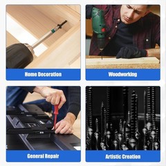 Complete 224-Piece Wood Screw Set – 8 Sizes, Perfect for Cabinets & Furniture