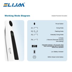 NEW Dental Cordless LED Light Cure Lamp Metal Head 1S LED Curing Light 4 Modes