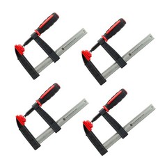 VMTW F style easy open and close steel bar clamp with cast Iron jaws 3-1/4
