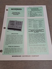 Woodward Product Specification Manual 82008A Process & Import/Export Controls