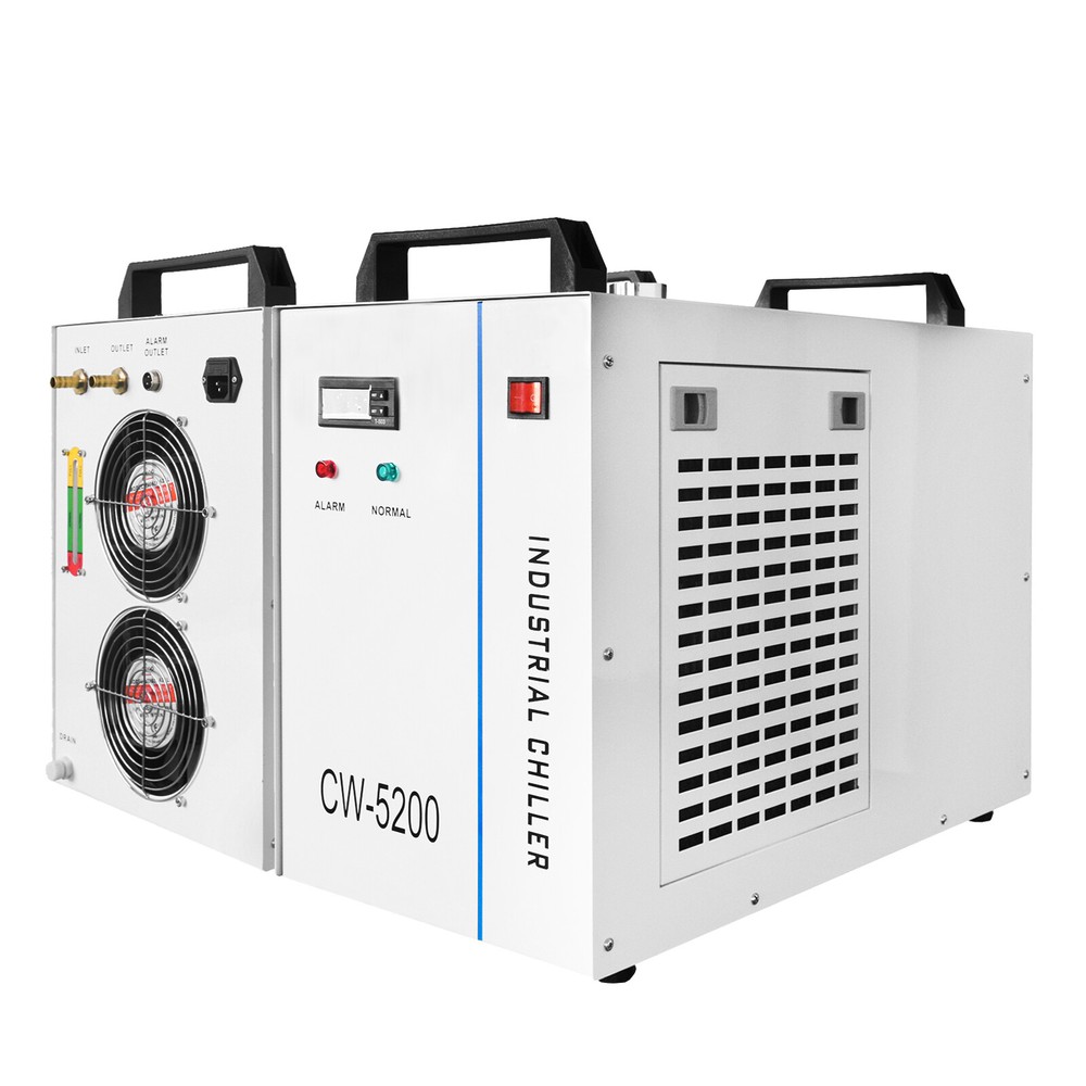 Industrial Water Chiller CW5200 9L Capacity 10L/min Industrial Chiller 110V